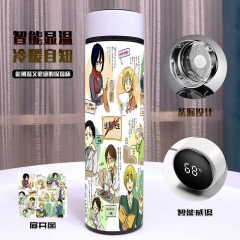 Attack on Titan/Shingeki No Kyojin Cartoon Temperature Intelligentize Displayer Anime Vacuum Cup