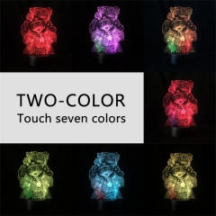 2 Colors Toilet-Bound Hanako-kun Anime 3D Nightlight with Remote Control