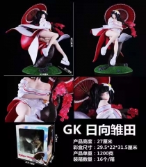 GK Naruto Hyūga Hinata Cartoon Character Design Model Toy Anime PVC Figure