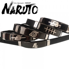 15 Styles Naruto Character Accesorios Silica Gel Anime Bracelet