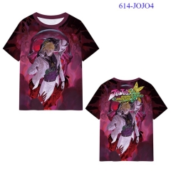 5 Styles JoJo's Bizarre Adventure Japanese Cartoon Color Printing Cosplay Anime T-shirt