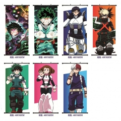 7 Styles My Hero Academia Cartoon Decoration Anime Wallscrolls (40*102cm)