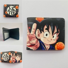 12 Styles Dragon Ball Z Colorful Coin Purse Bifold PU Anime Short Wallet