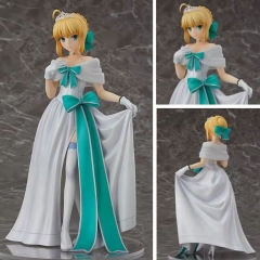 24cm Fate/Stay Night Saber Cosplay Cartoon Character Japanese Anime PVC Figure Collection Toy