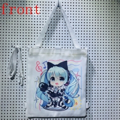 Hatsune Miku Cosplay Decoration Cartoon Character Anime Canvas Tote Bag