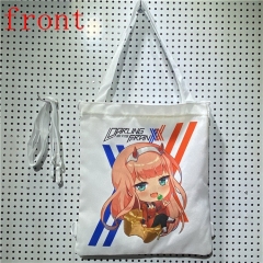Darling In The Franxx Cosplay Decoration Cartoon Character Anime Canvas Tote Bag