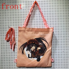 2 Styles Date A Live Cosplay Decoration Cartoon Character Anime Canvas Tote Bag