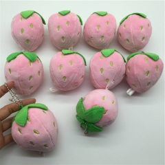 10 Pcs/set Japanese Style Cute Strawberry Anime Plush Toy Pendent 9 CM