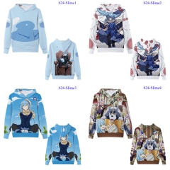 5 Styles That Time I Got Reincarnated as a Slime Cartoon Color Print Cosplay Anime Hoodies