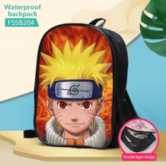 3 Styles Naruto Cosplay Cartoon Waterproof Backpack Anime School Bag