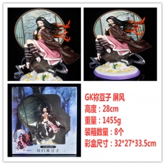 28cm Demon Slayer: Kimetsu no Yaiba Kamado Nezuko Cartoon Character Toy Anime PVC Figure