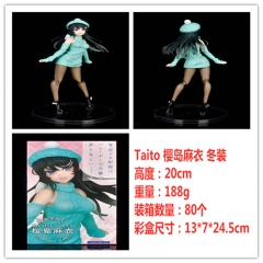 Seishun Buta Yarou Series Sakurajima Mai Cartoon Character Collection Toy PVC Anime Figure Toys