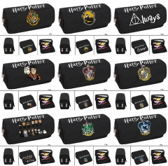 9 Styles Harry Potter Cosplay Decoration Cartoon Character Anime Canvas Pencil Bag
