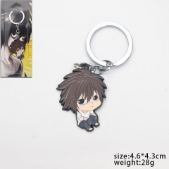 2 Styles Death Note Cosplay Cartoon Pendant Anime Alloy Keychain Keyring Necklace