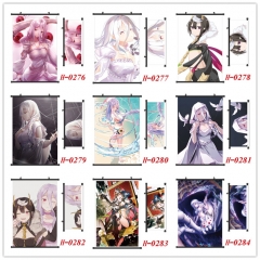18 Styles Miss Kobayashi's Dragon Maid Decorative Wall Anime Wallscroll (60*90CM)