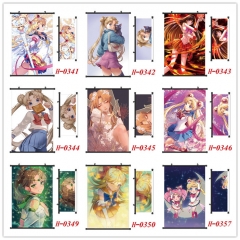 17 Styles Pretty Soldier Sailor Moon Anime Cartoon Decorative Wall Anime Wallscroll (60*90CM)