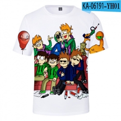 9 Styles Eddsworld Cosplay 3D Digital Print T Shirt For Adult And Children