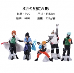 5pcs/set Naruto Anime PVC Figure Toy Set