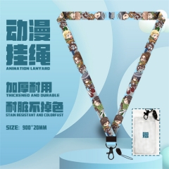 2 Styles Attack on Titan/Shingeki No Kyojin Cartoon Long Lanyard Anime Phone Strap