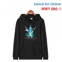 6 Color Sword Art Online | SAO Pattern Cotton Material Anime Hooded Hoodie