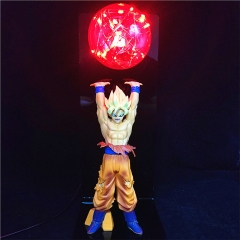 5 Colors Dragon Ball Z Anime Figure with Light Desk Lamp Nightlight