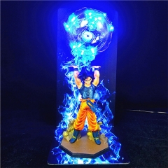 7 Colors Dragon Ball Z Anime Figure with Light Desk Lamp Nightlight