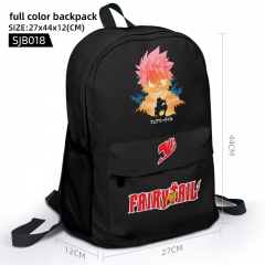 Fairy Tail Anime Cartoon Pattern Full Color Backpack Anime School Bag