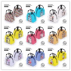 10 Style K-POP BTS Bulletproof Boy Scouts Cartoon Pattern Anime Hand Bag Lunch Bag