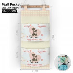 Cartoon Cat Pattern Anime Buggy Bag Wall Pocket Bag