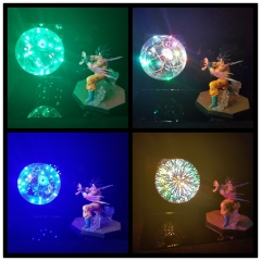 5 Colors Dragon Ball Z Goku Character Anime Figure Desk Lamp Nightlight