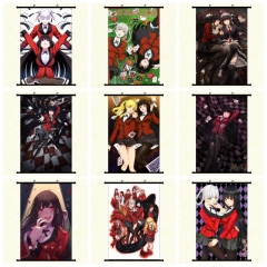 20 Styles kakegurui Compulsive Gambler Cartoon Wall Scrolls Waterproof Anime Wallscrolls