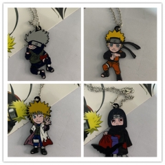 4 Style Naruto Cosplay Cartoon Decoration Anime Alloy Necklace