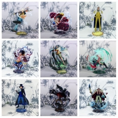 16cm 20 Styles One Piece Online Cartoon Character Acrylic Anime Standing Plate