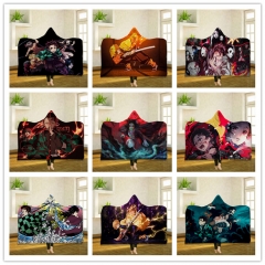 23 Style Demon Slayer: Kimetsu no Yaiba Cosplay Colorful Pattern Flannel Blanket Home Plush Anime Cloak Blanket