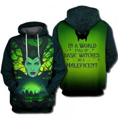Maleficent Cosplay Cartoon Clothes Anime Hoodie