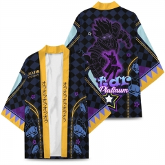 JoJo's Bizarre Adventure Cosplay Color Printing Haori Shirts Cloak Anime Kimono Costume