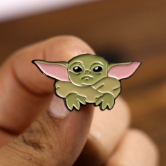 Star War Baby Yoda Anime Alloy Badge Brooches Pin