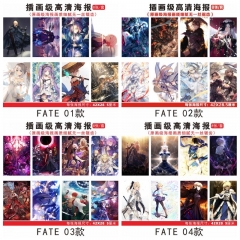 5 Styles Fate Printing Anime Paper Poster (8PCS/SET)