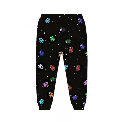Among Us Cosplay Cartoon Clothes For Children Anime Trousers Long Pants