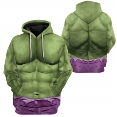 The Hulk Cosplay Cartoon Clothes Anime Hoodie