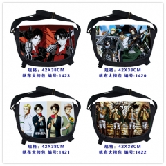 4 Styles Attack on Titan/Shingeki No Kyojin Canvas Bag Cartoon Hot Sale Japanese Anime Single-shoulder Bag