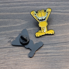 Garfield Cartoon Anime Alloy Badge Brooches Pin