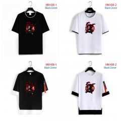 4 Styles Black Clover Pure Cotton Anime T-shirts