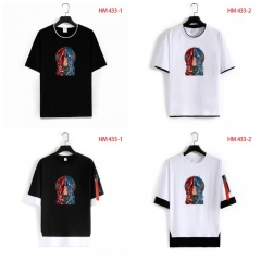 4 Styles Pure Cotton Anime T-shirts