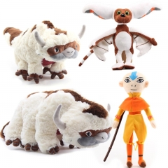 4 Styles Avatar: The Last Airbender Aang/Appa/Mono Anime Plush Toy Doll