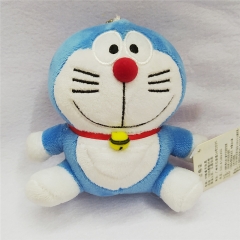 (24Pcs/Set) 10 CM Doraemon Anime Plush Toy Pendant