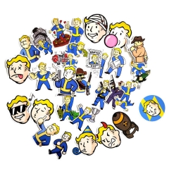 29pcs/set Fallout Shelter Different Cartoon Cute Wholesale Anime Stickers Set