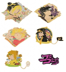 6 Styles JoJo's Bizarre Adventure Pattern Alloy Pin Anime Brooch