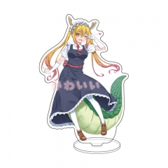 15 CM Miss Kobayashi's Dragon Maid Cartoon Collection Model Anime Acrylic Standing Plate