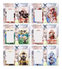 25 Styles Genshin Impact Cosplay Cartoon Anime Card Holder Cover Bag